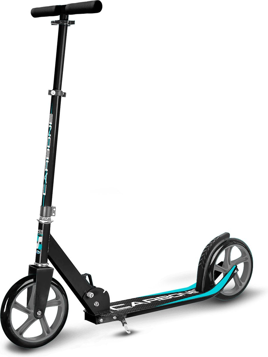 Kufensteuerung, faltbarer, verstellbarer Roller 200 mm mit Ständer aus Carbon
