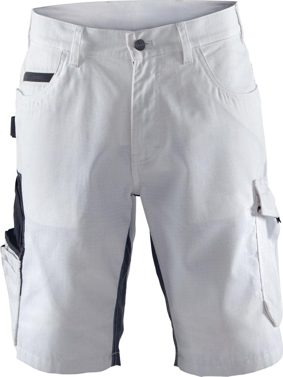 Blåkläder Blaklader 1094 Malershorts mit Stretch, weiß, dunkelgrau, C54
