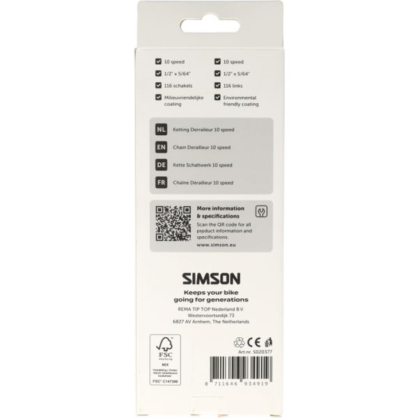 Simson Kettenumwerfer 10V Hg