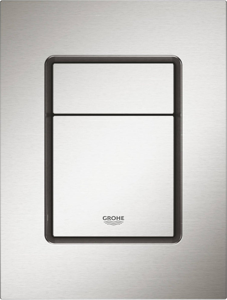 Grohe Skate S Cosmopolitan Bedienfeld-WC – Doppelspülung – Supersteel (Edelstahl)