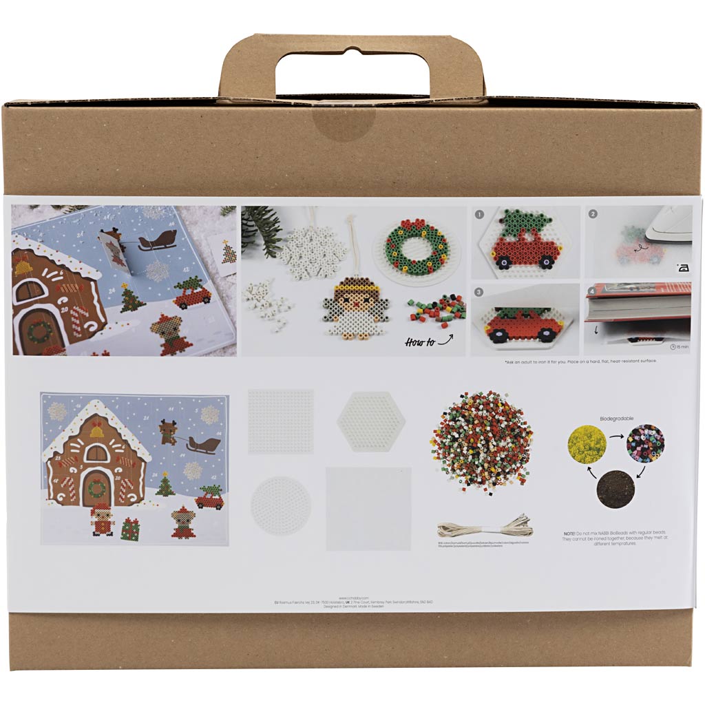 Nabbi Adventskalender Biobeads, 24 Designs, 1 Stück