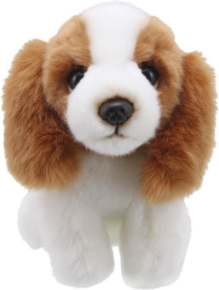 The Puppet Company Handpuppe King Charles Spaniel, kuscheliges Hundespielzeug.