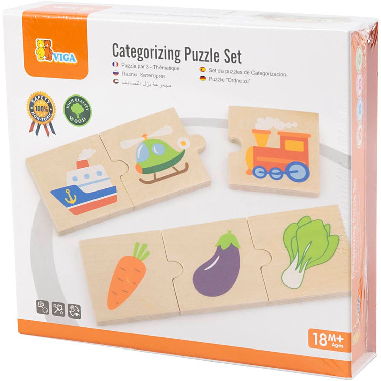 Viga-Puzzle, 8 Teile, 1 Set