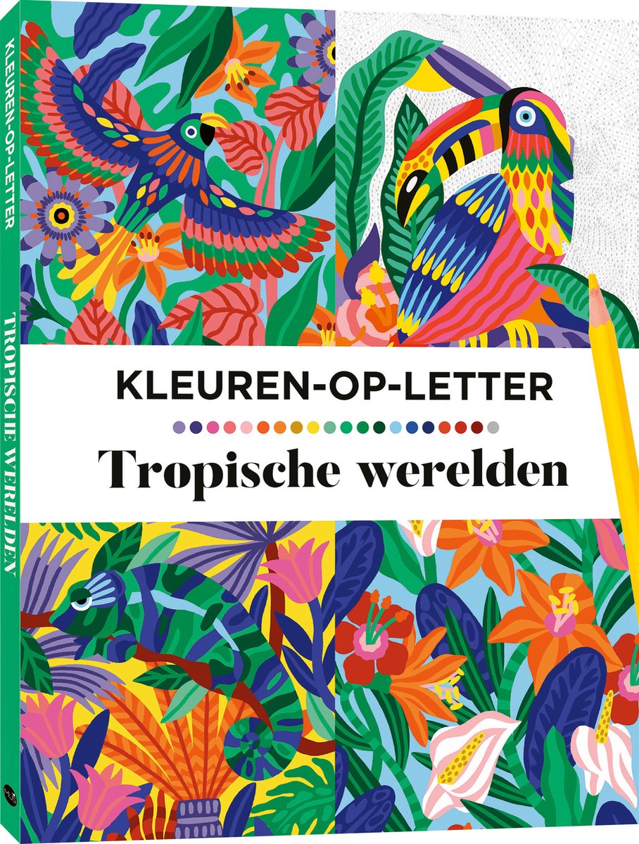 Sparrow kreative tropische Welten zum Ausmalen nach Buchstaben