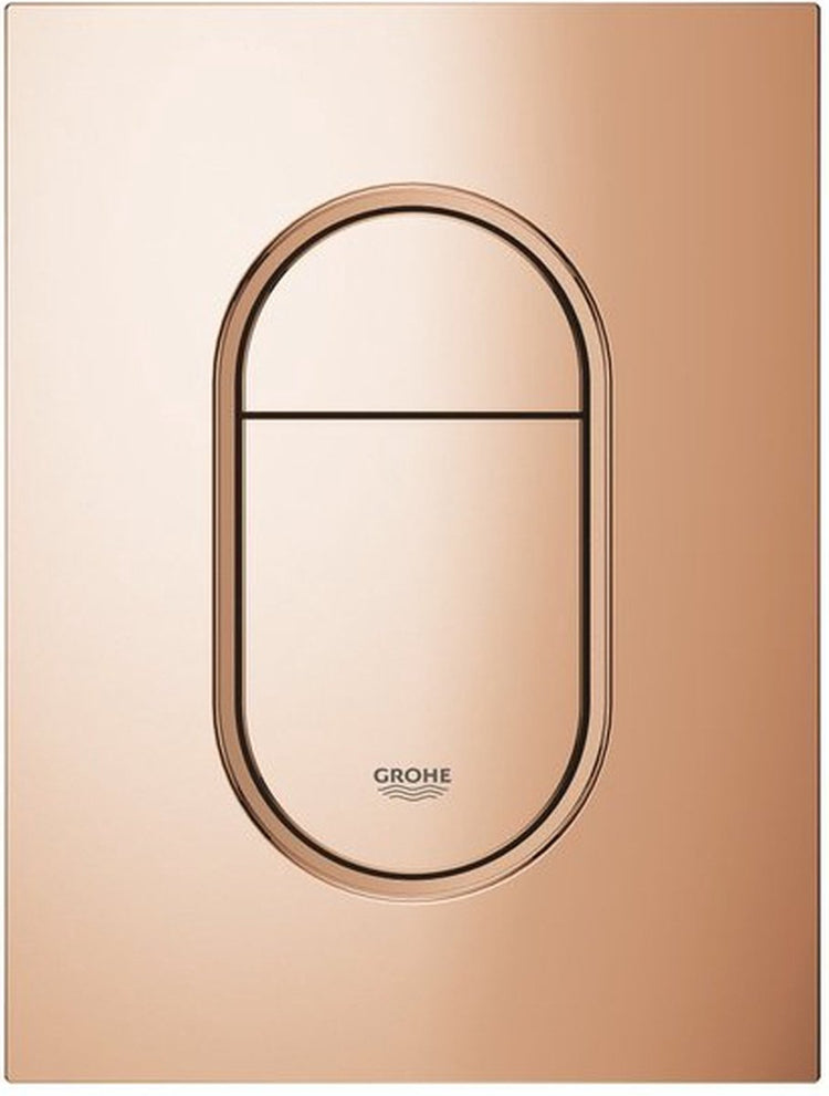 Grohe Arena Cosmopolitan S Bedienfeld-WC – vertikal – Doppelspülung – warmer Sonnenuntergang (glänzende Bronze) – schlanke Größe