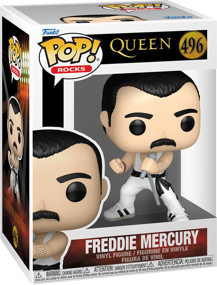 Funko Queen Freddy Mercury – (Pop!Rocks) Vinylfigur 496 Unisex Pop! - neutral - Standard