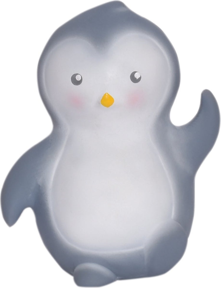 Tikiri: mein erster Polartier-Pinguin 11 cm, aus Naturkautschuk, mit Glocke, mit Hängekarte, 0+
