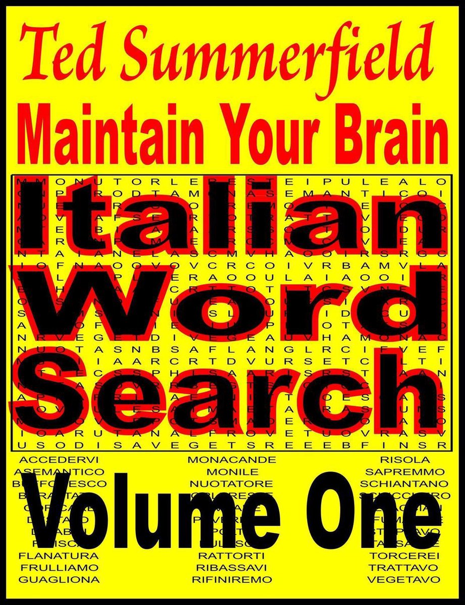Pflegen Sie Ihr Gehirn 22 – Pflegen Sie Ihr Gehirn, italienische Wortsuchrätsel, Band 1