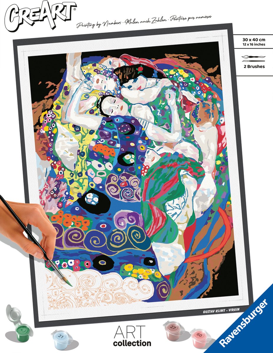 Ravensburger Kreart Gemälde bei Nummer Virgin Klimt