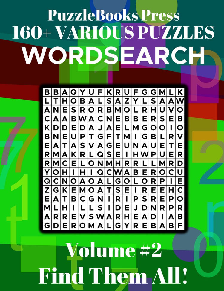 Puzzlebooks Press Wordsearch 2 – Puzzlebooks Press Wordsearch – Band 2