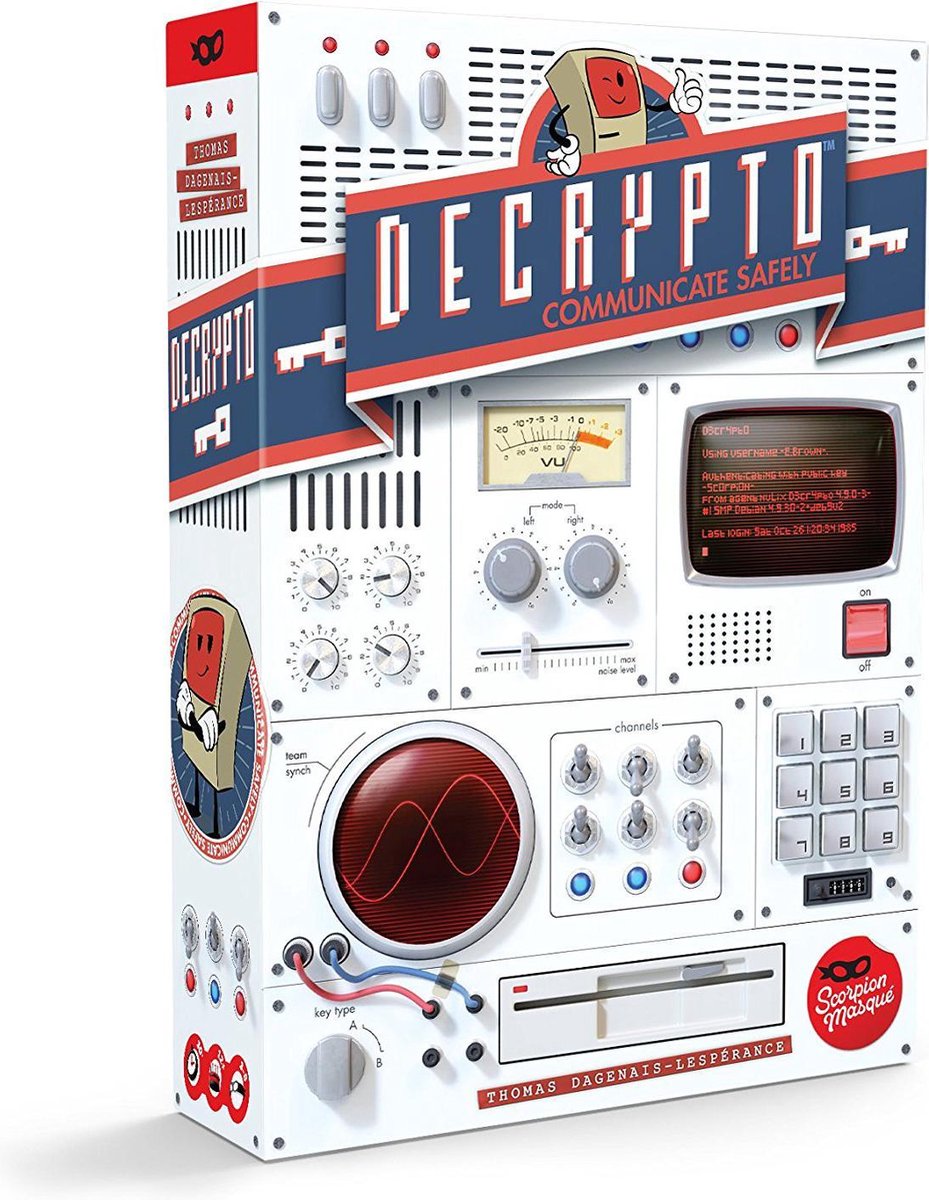 Scorpion Masque Decrypto – Englisches Brettspiel