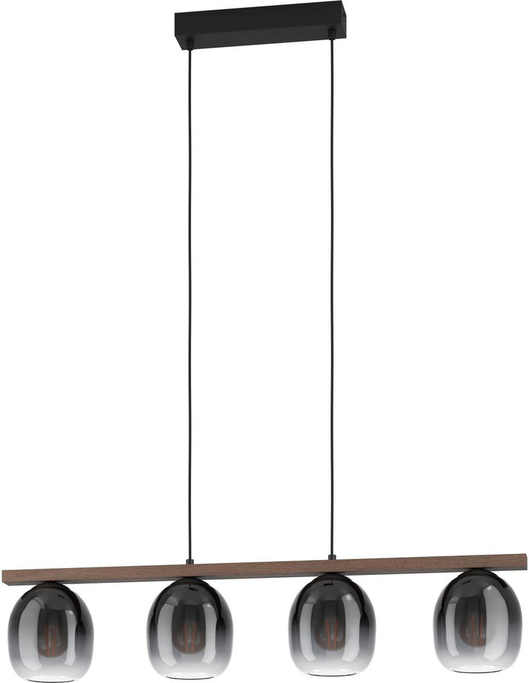 Eglo Filago Hängelampe – E27 – 88 cm – Schwarzbraun