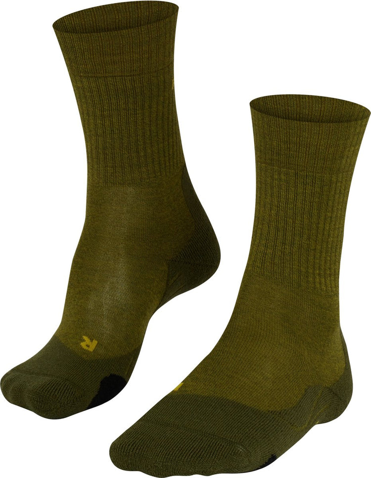 Falke TK2 Wool Anti-Blister Wandersocken aus dickem Woll-Funktionsmaterial Herren Grün - Größe 46-48