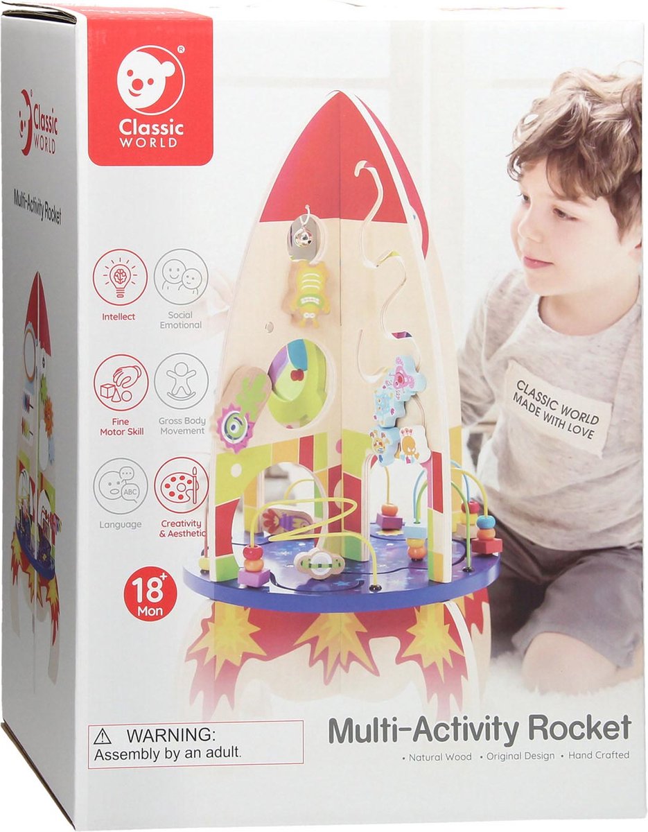 Klassische Welt der Welt Houten Aktivitäten Rakete