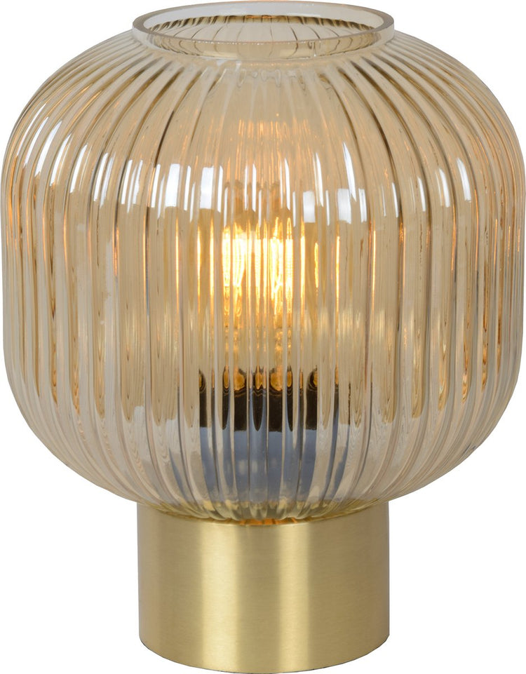 Lucide Maloto - Tischlampe - ø 20 cm - 1xe27 - Bernstein