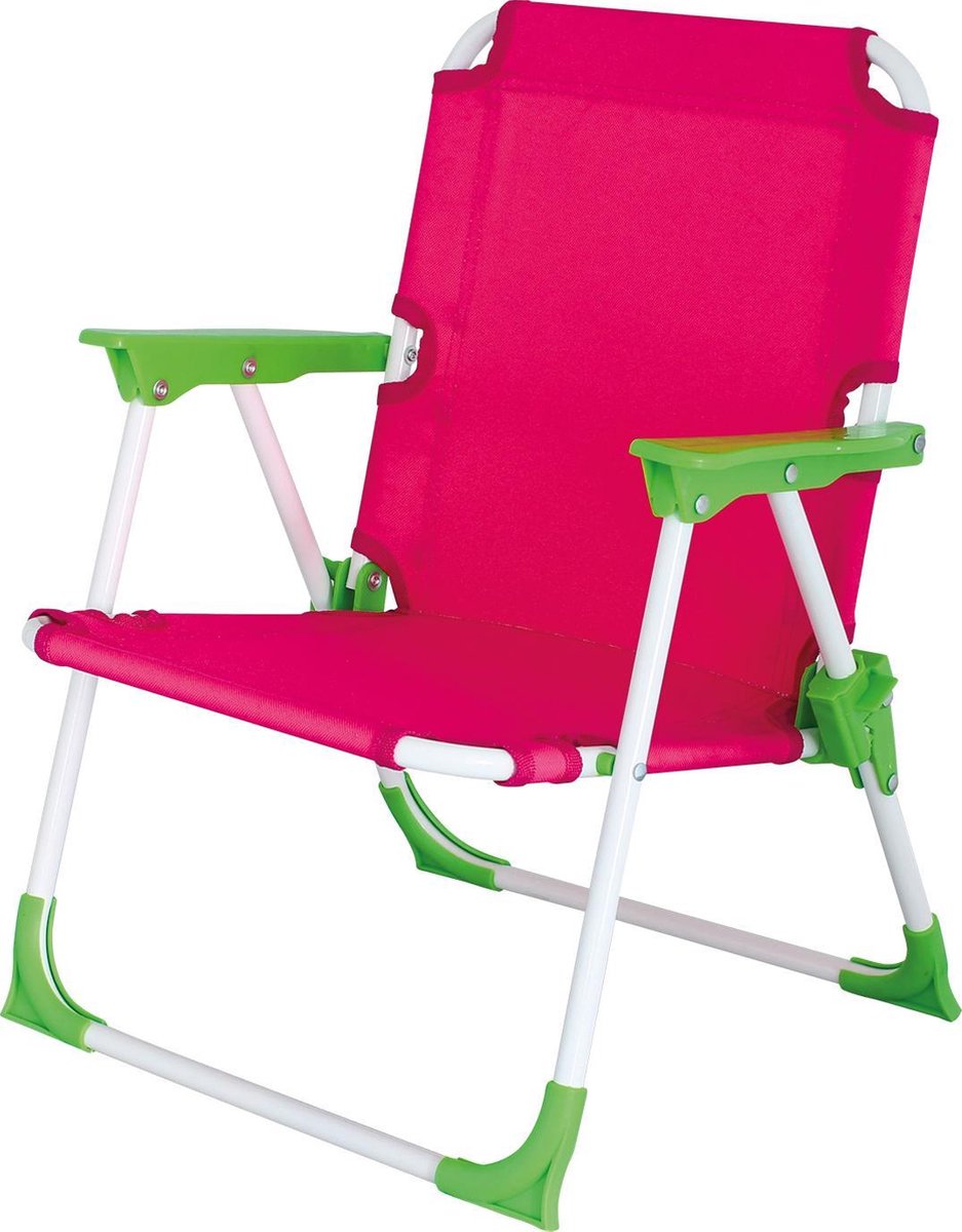 Campingstuhl Nicky Junior 46 cm Polyester Stahl rosa