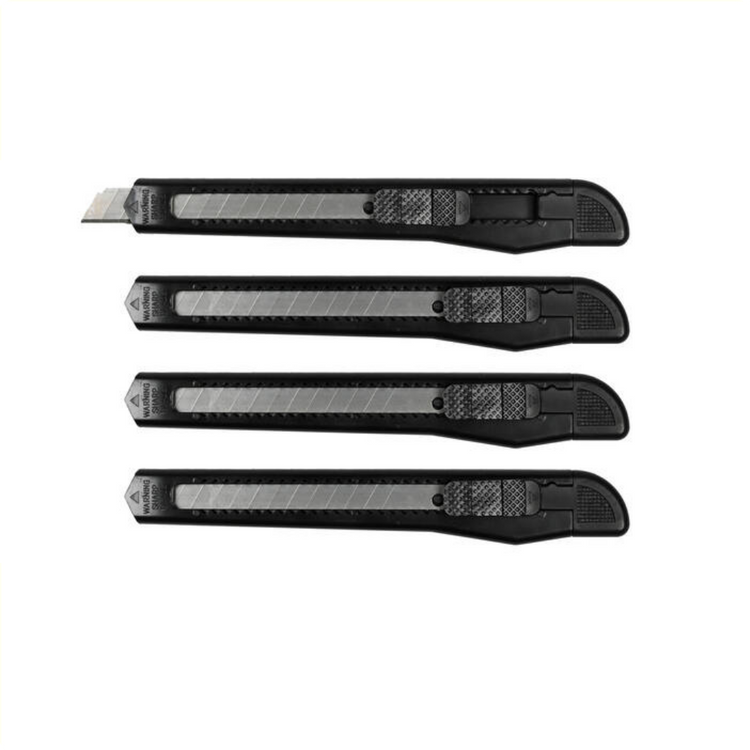 Break -Off -Messer 9mm, 4 Stücke
