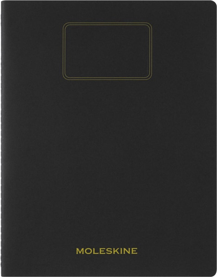 Moleskine-Studentennotizbuch XXL – weiches Kraftpapier – leer – schwarz