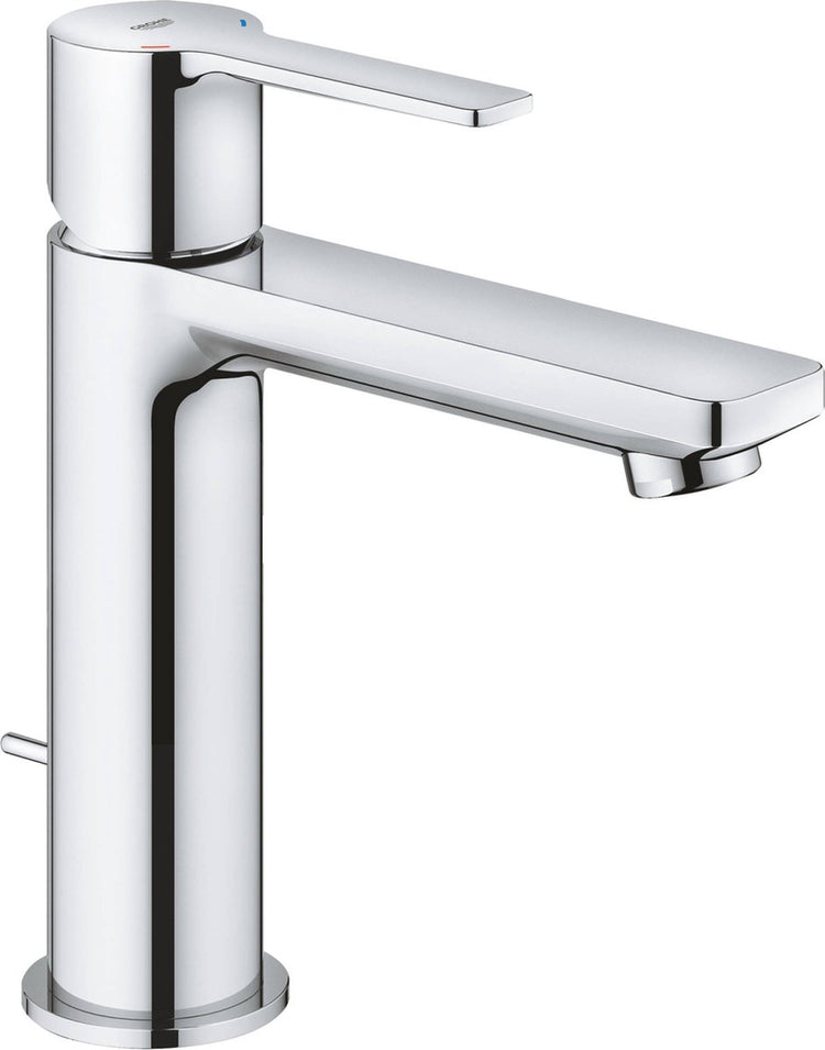 Grohe lineare neue Waschtischarmatur S – niedriger Auslauf – mit Ablaufgarnitur – Chrom