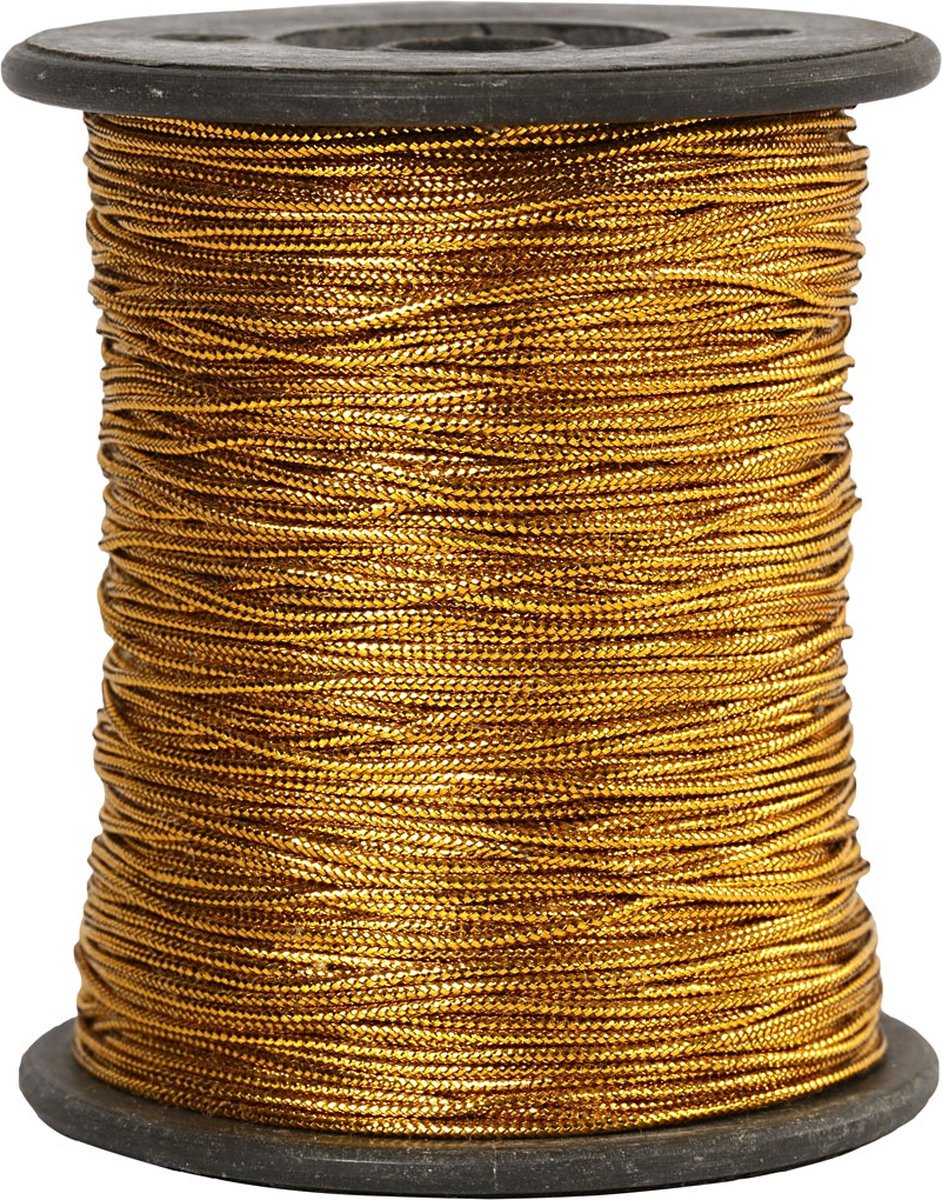 Kreativfirma Kabel, Dicke 0,5 mm, Gold, 100 m 1 Roll