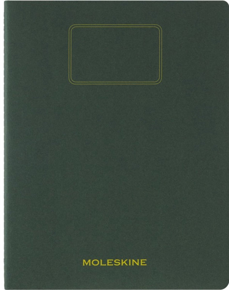 Moleskine-Studentennotizbuch XXL – weiches Kraftpapier – leer – Myrtengrün