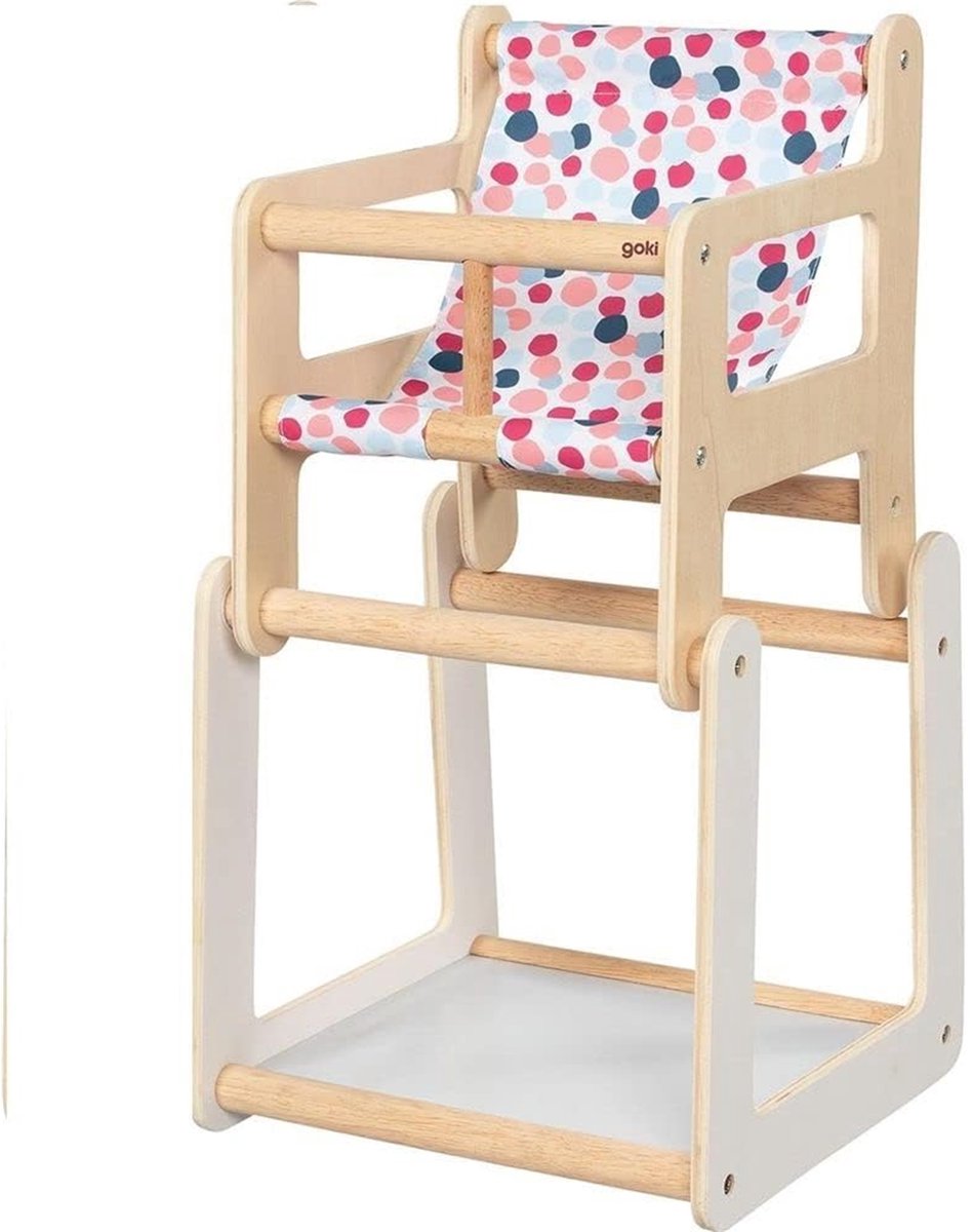 Goki Holzpuppenstuhl mit Tabelle 2in1