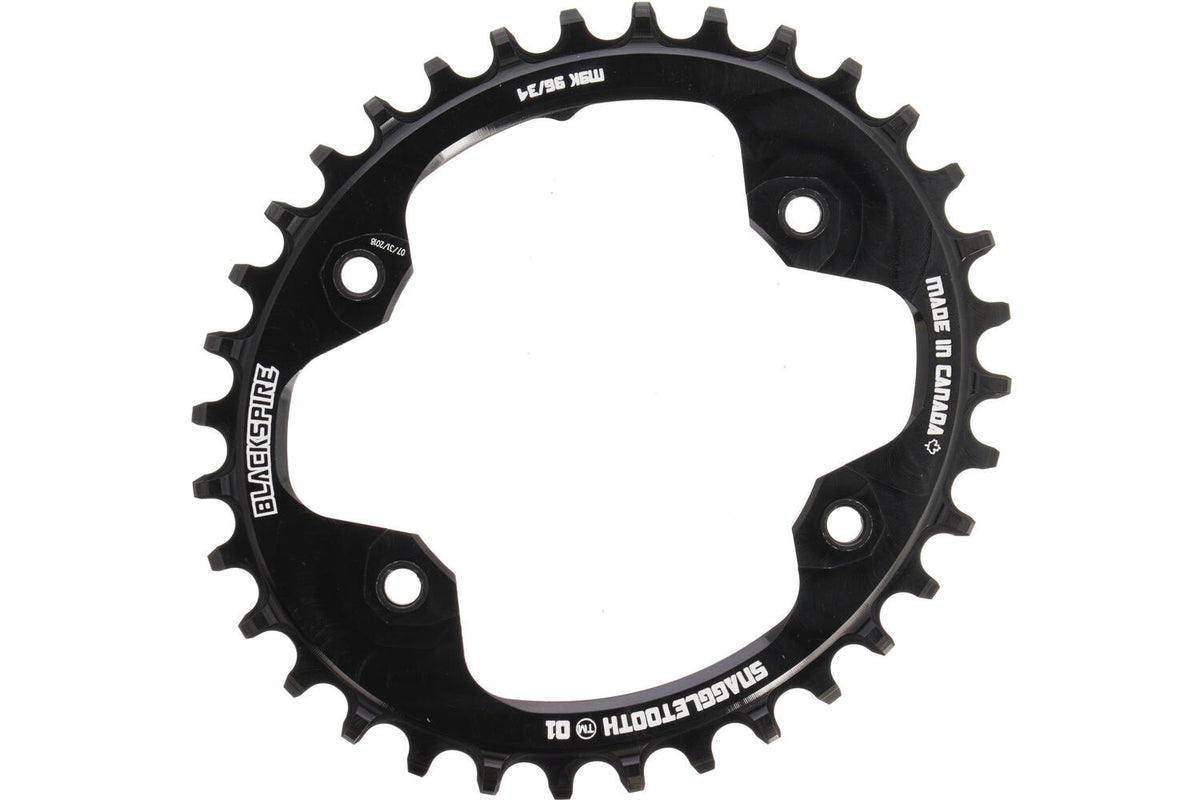 Schwarzgeschwale - - Ketten -Top Snoggletooth Oval XTR M9000 96 34