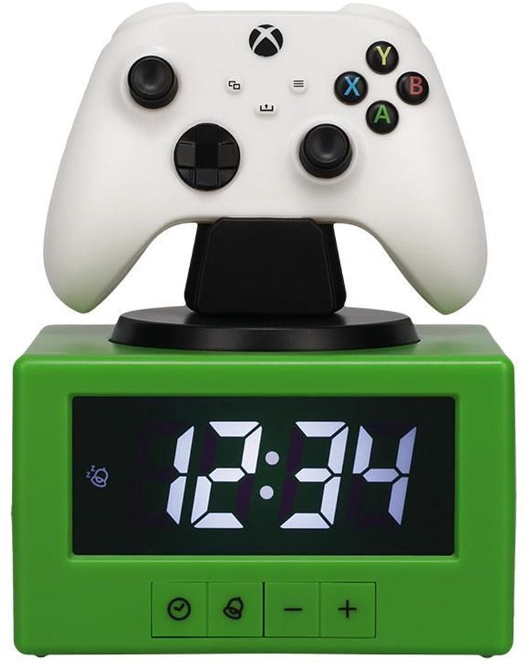 Digitaler Xbox-Controller-Wecker mit Nachtlichtfunktion, offiziell lizenzierte Gaming-Schlafzimmerdekoration für Kinder, Erwachsene, Jungen, Männer, Geschenke für Gamer – Paladone