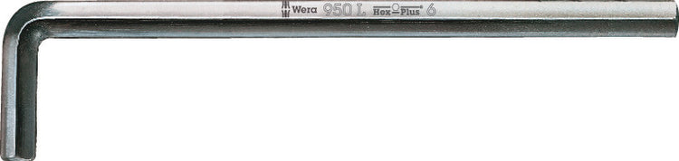 Wera 950 l Stiftschlüssel, metrisch, verchromt, Innensechskant, 12,0 mm – 1 Stück – 05021645001