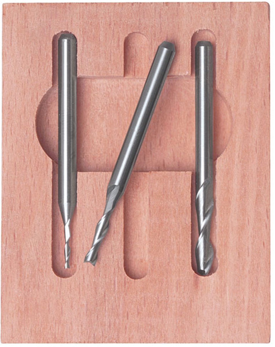 Proxxon - Hartmetall. Schaftfräser-Set 3-teilig. (pr27116) – Modellbausätze, Hobby-Bauspielzeug für Kinder, Modellfarbe und Zubehör