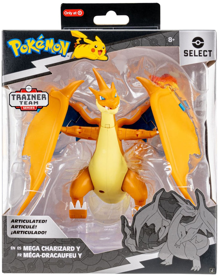 Jazwares Pokémon – 15 cm – superbewegliche Figur – Mega Charizard y
