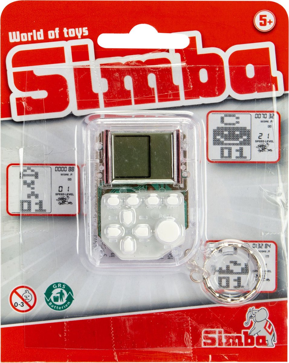 Simba - Bausteinspiel LCD-Spiel - Computerspiel - Bausteine stapeln - ab 5 Jahren.