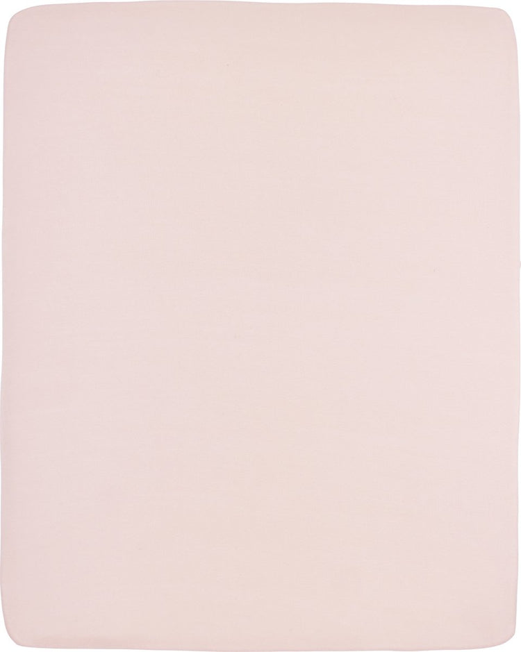 Meyco Baby Uni Spannbettlaken-Laufgittermatratze – zartrosa – 75 x 95 cm