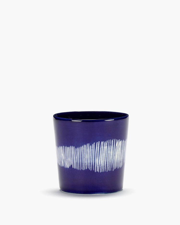 Serax - Ottolenghi Feast - Kaffeetasse - dunkelblau weiß - 7 ø - 25cl - 4 Stück