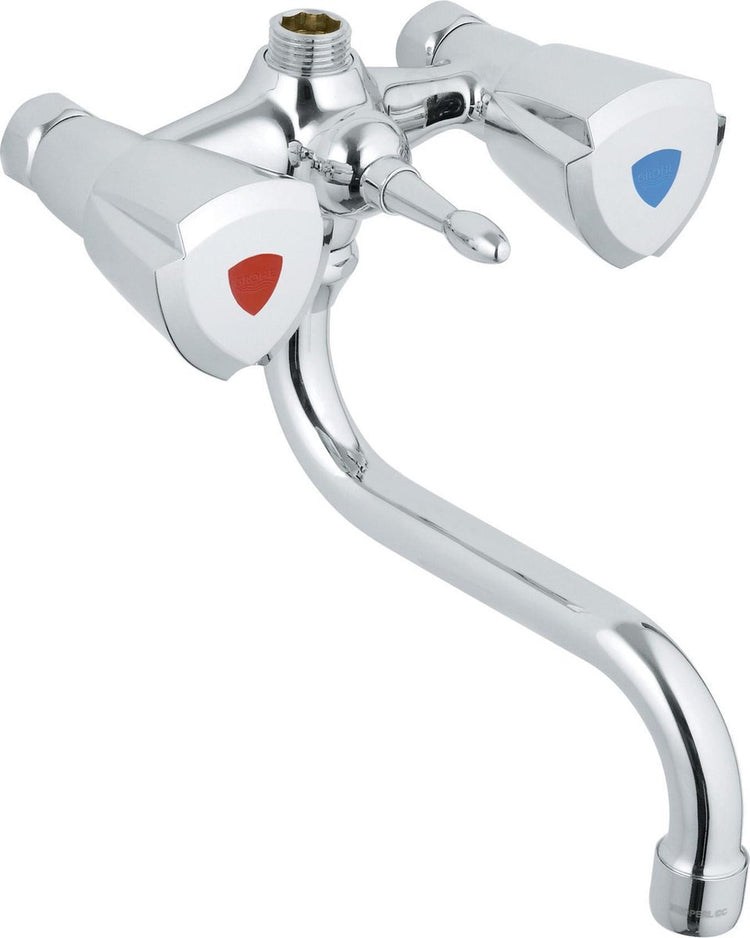 Grohe Costa Trend Duscharmatur mit Wannenumstellung – Mischbatterie – 12 cm Achsabstand