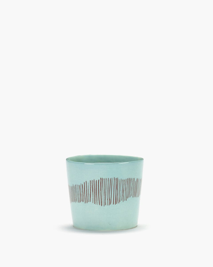 Serax - Ottolenghi Feast - Espressotasse - Azurblau Rot - 7 ø - H 6cm - 15cl - 4 Stück