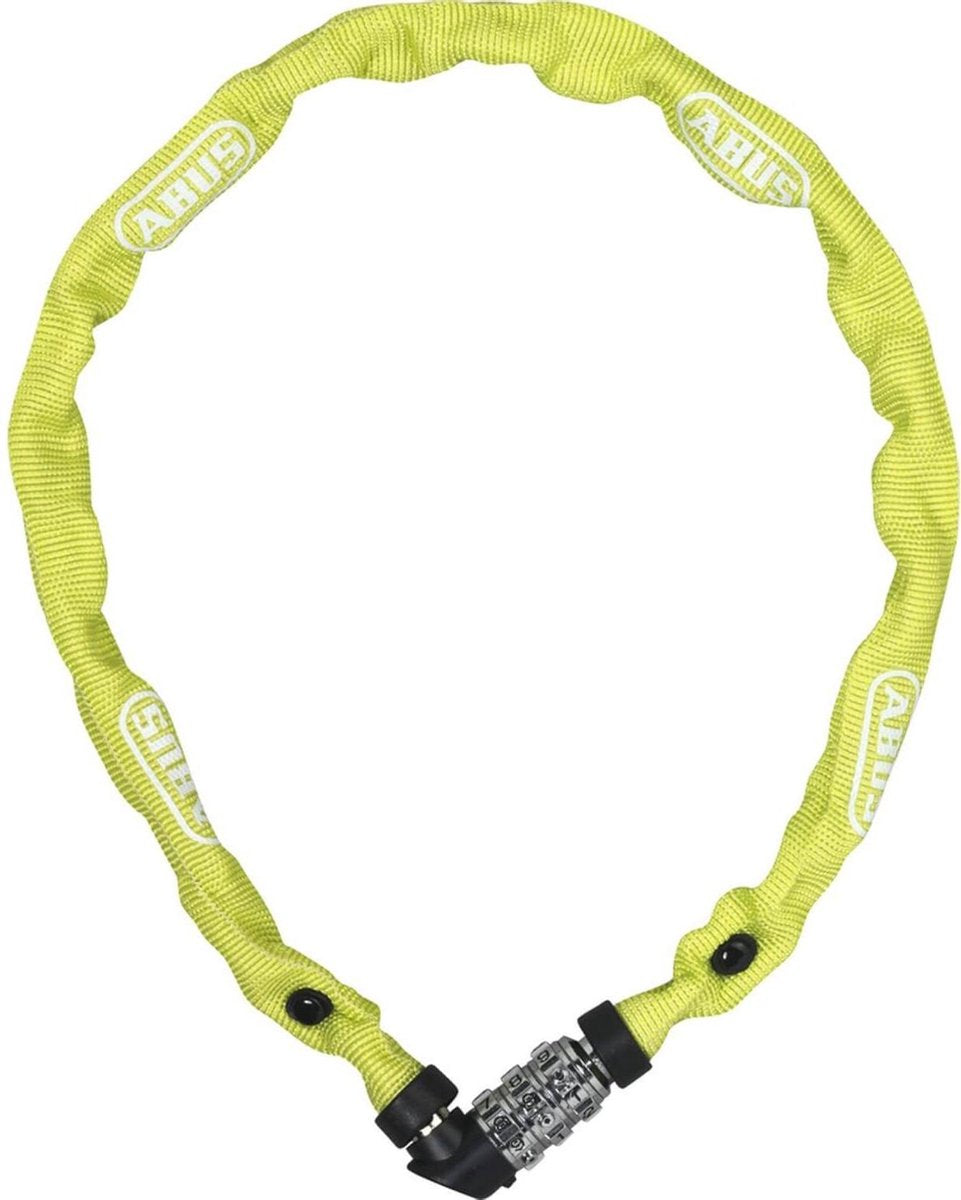 Abus Kettenschloss 1200 Web Zitronengrün 60cm