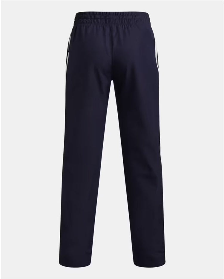 Under Armour Jungen-Sporthose UA B Rival WVN Pant-Blu – Midnight Navy – Weiß