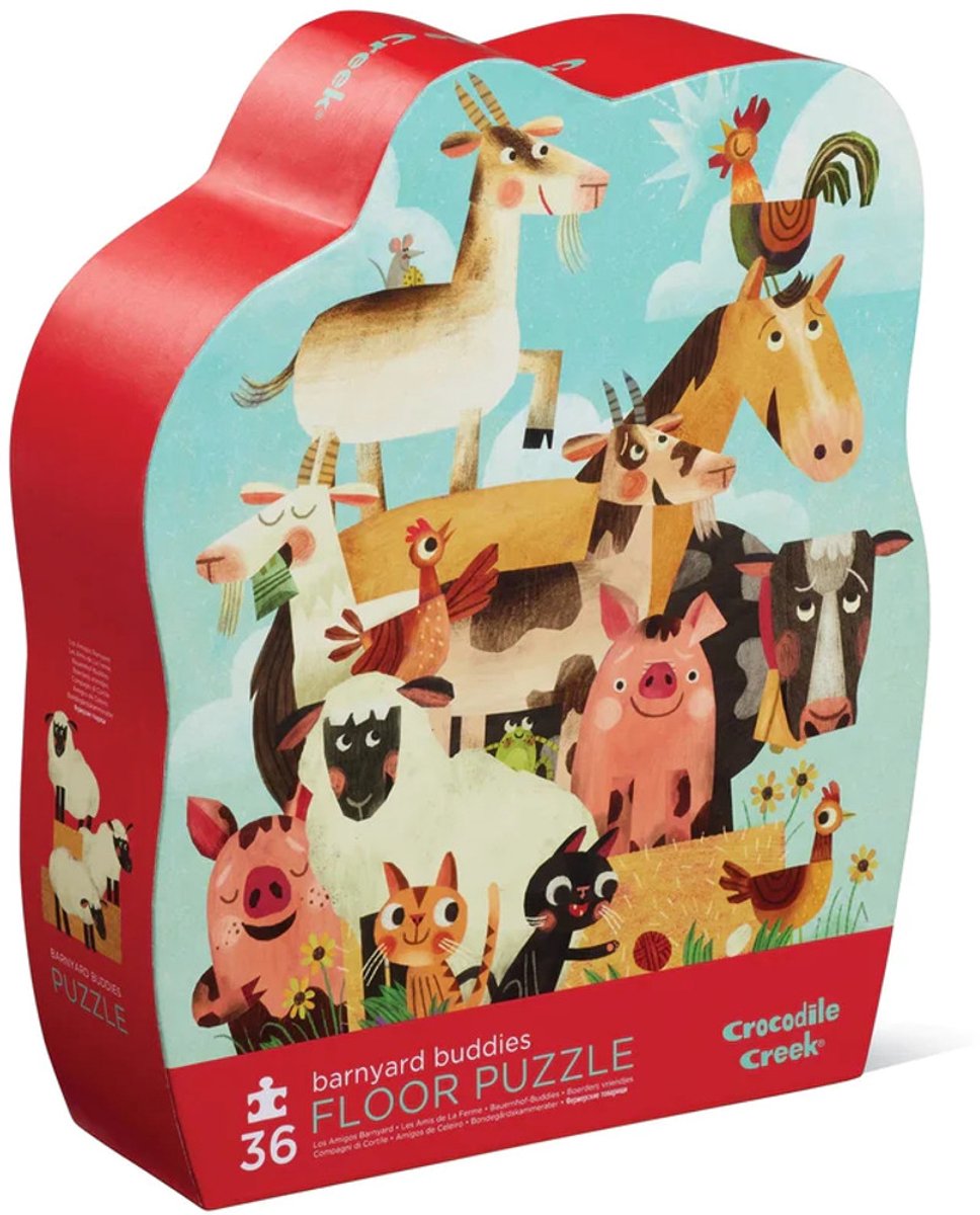 Crocodile Creek Farm-Puzzle mit Tieren -
