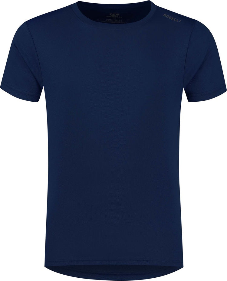 Rogelli Promo Laufshirt Herren – Kurzarm – Dunkelblau – XL
