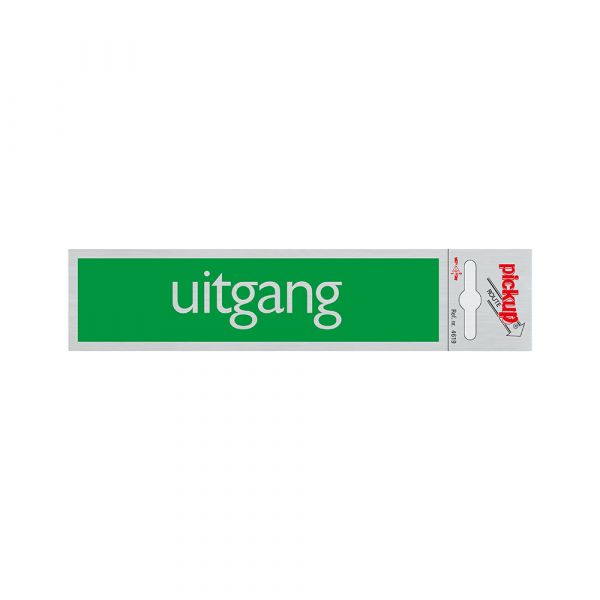 ALULOOK -Ausgangsplatte - 165x44 mm Selbstadhäsiv.