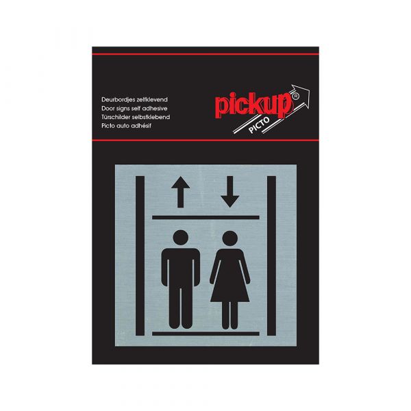 ALULOOK -LIFT -TLATE - 80x80 mm Selbstadhäsiv.
