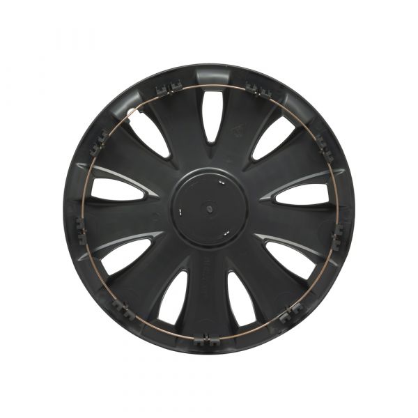 AC Wheel Cap Aura Blk 16