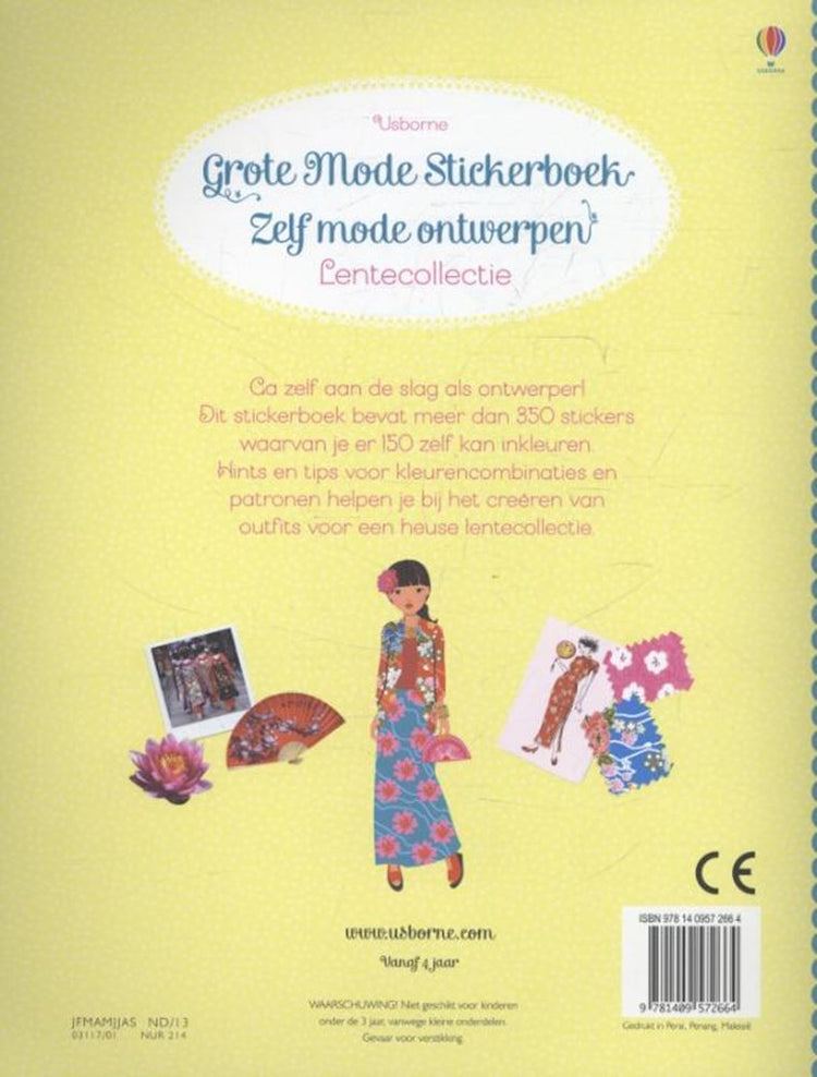 Großes Mode-Stickerbuch: Frühjahrs Kollektion