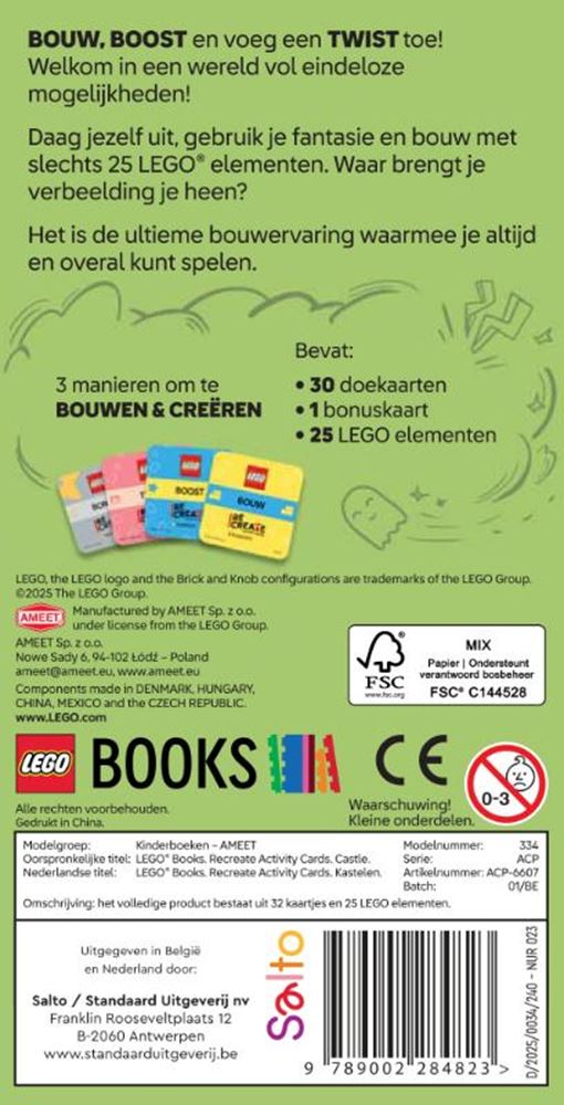 Lego-Aktivitätskarten zum Nachbauen: Burgen