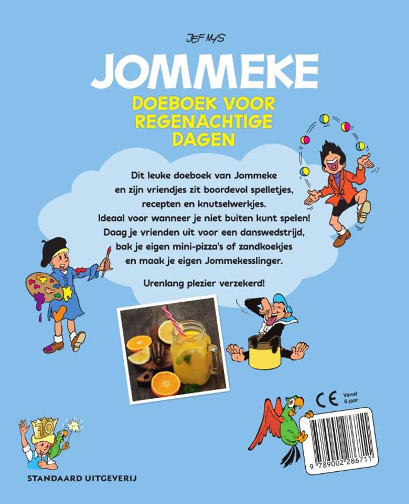 Jommeke-Aktivitätsbuch für regnerische Tage