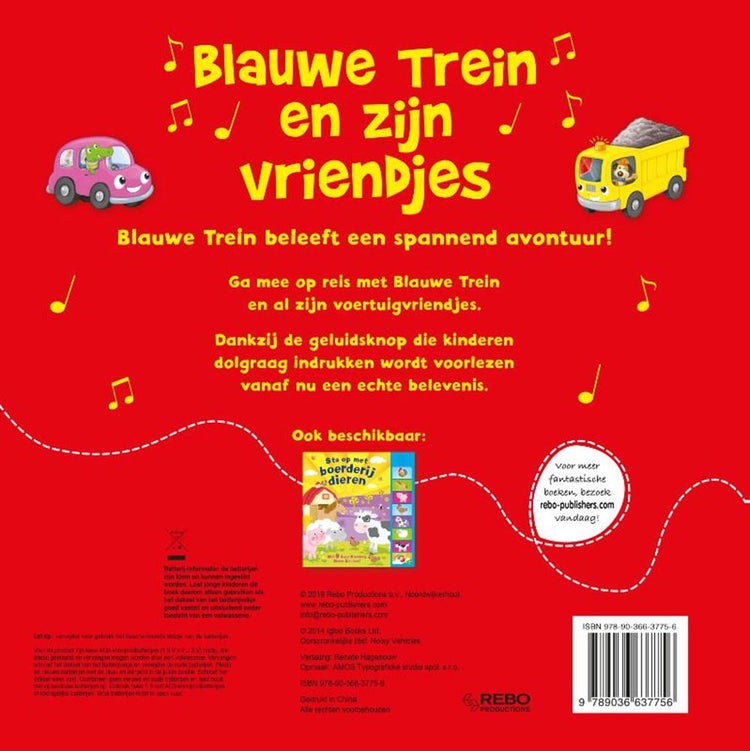 Rebo Publishers Sound Book Blue Train und seine Freunde neu