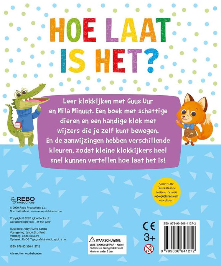 Rebo Publishers Klokboek Wie spät ist es?