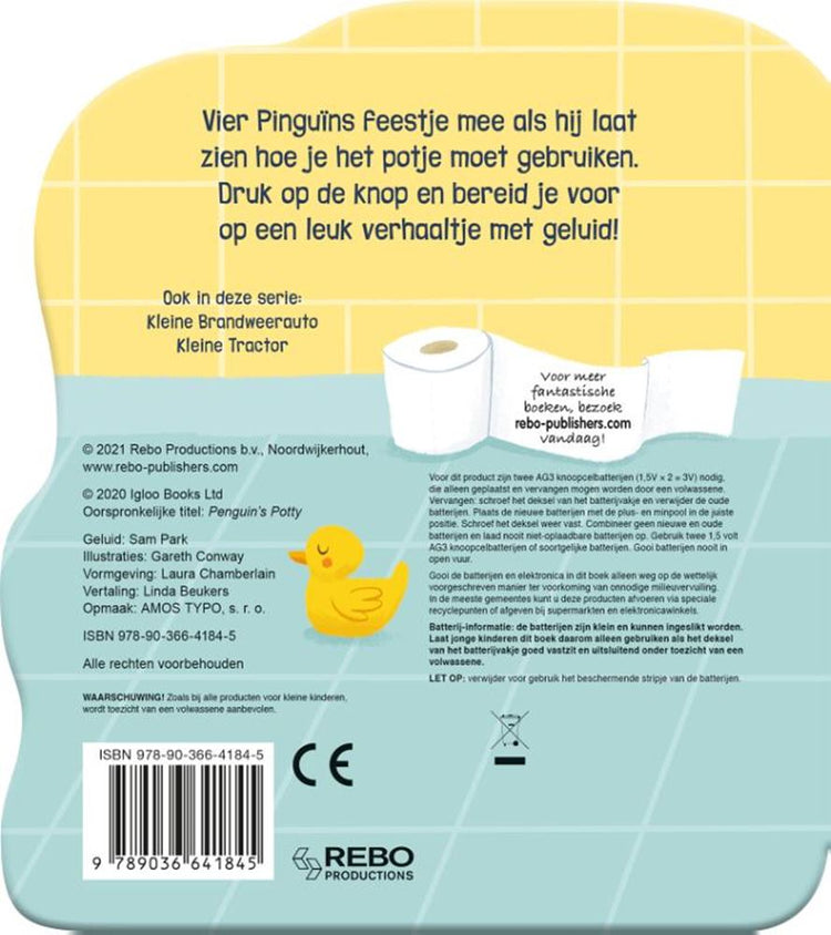 Rebo Publishers Sound Book Pinguin auf Het Potje