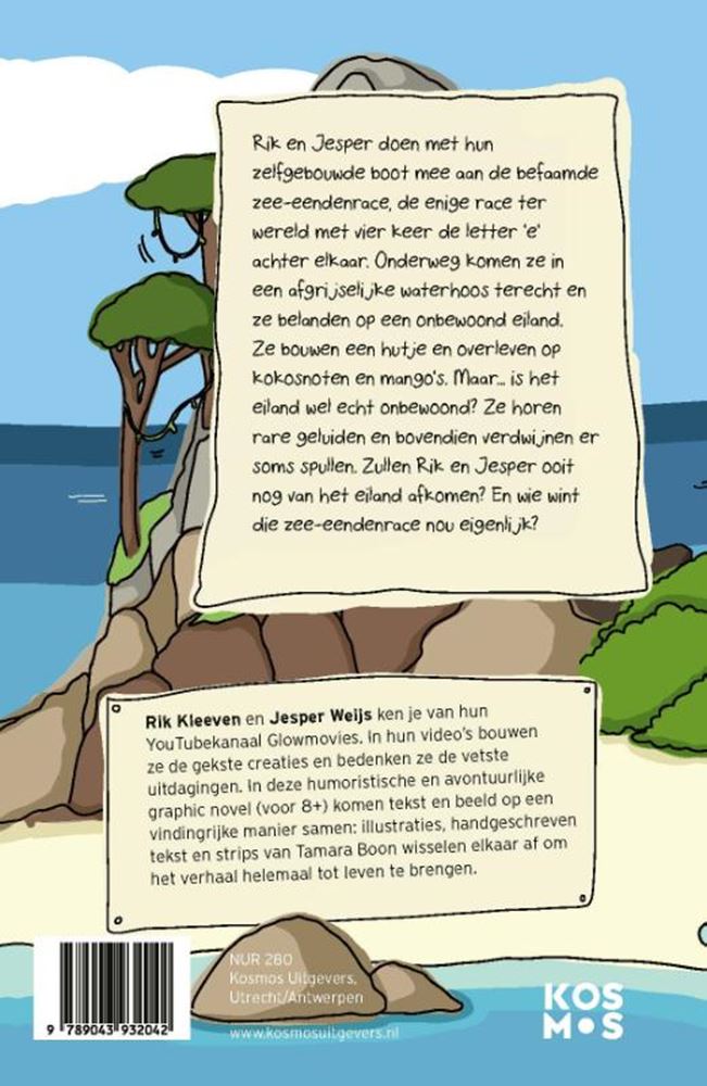 Rik und Jesper überleben auf einer unbewohnten Insel - Kinderbuch